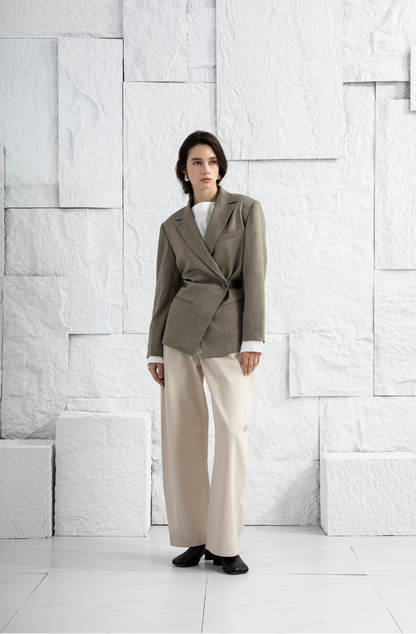 Overlap Belted Blazar