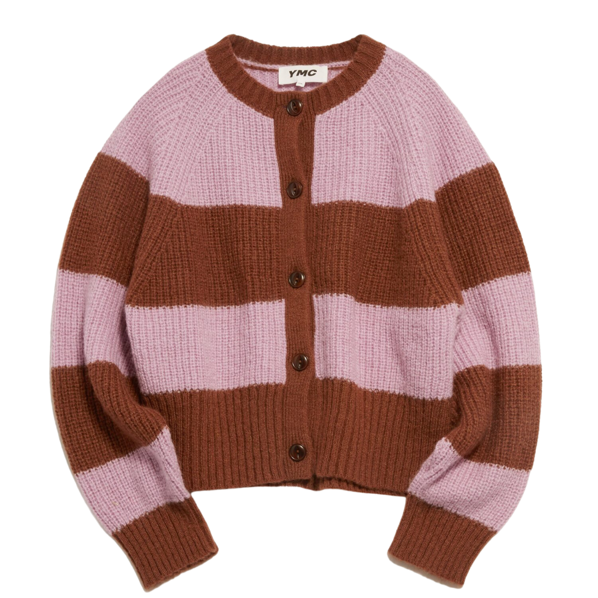 Foxtail Stripe Cardigan Brown/Pink (women)