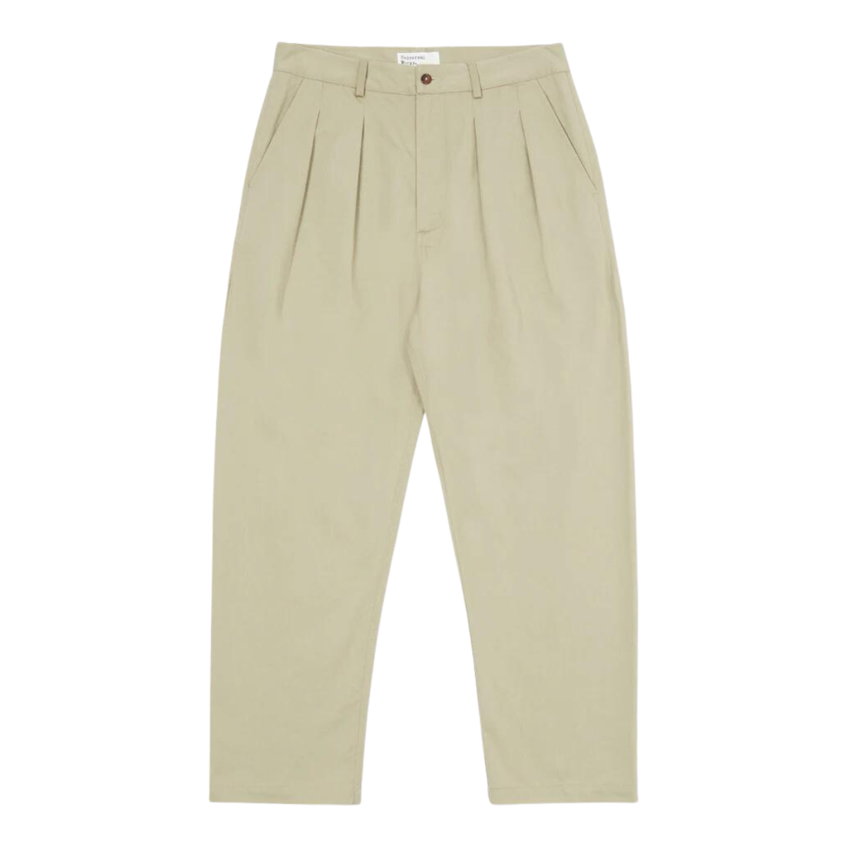 Universal Works | pants for men - Double Pleat Pant Stone | kapok