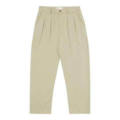 Double Pleat Pant Stone