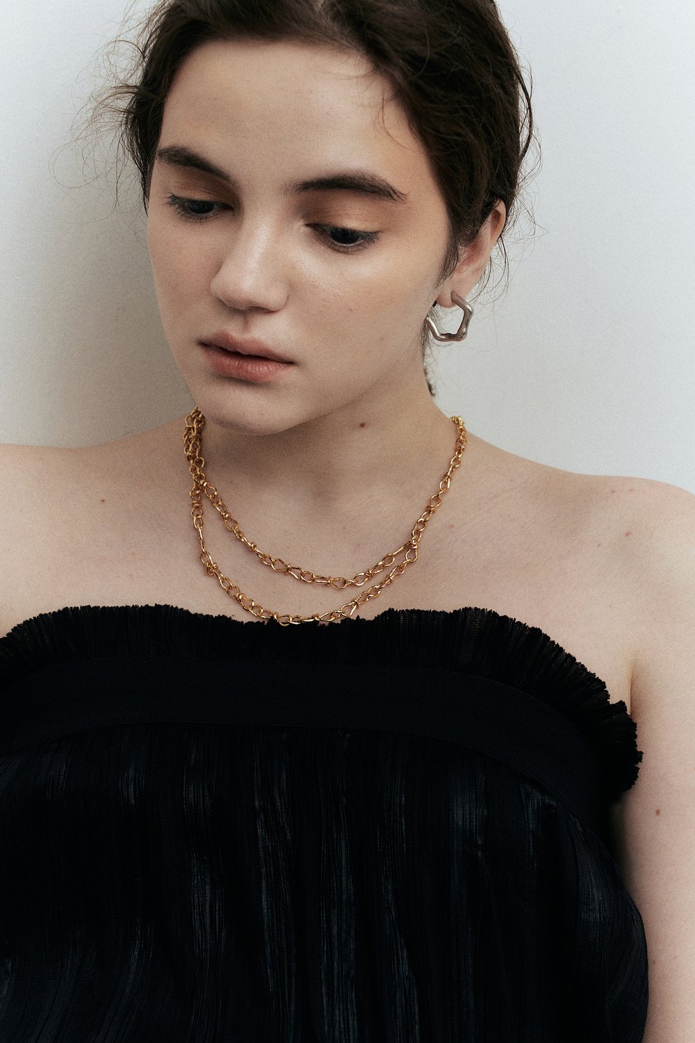 La Celula Necklace Gold