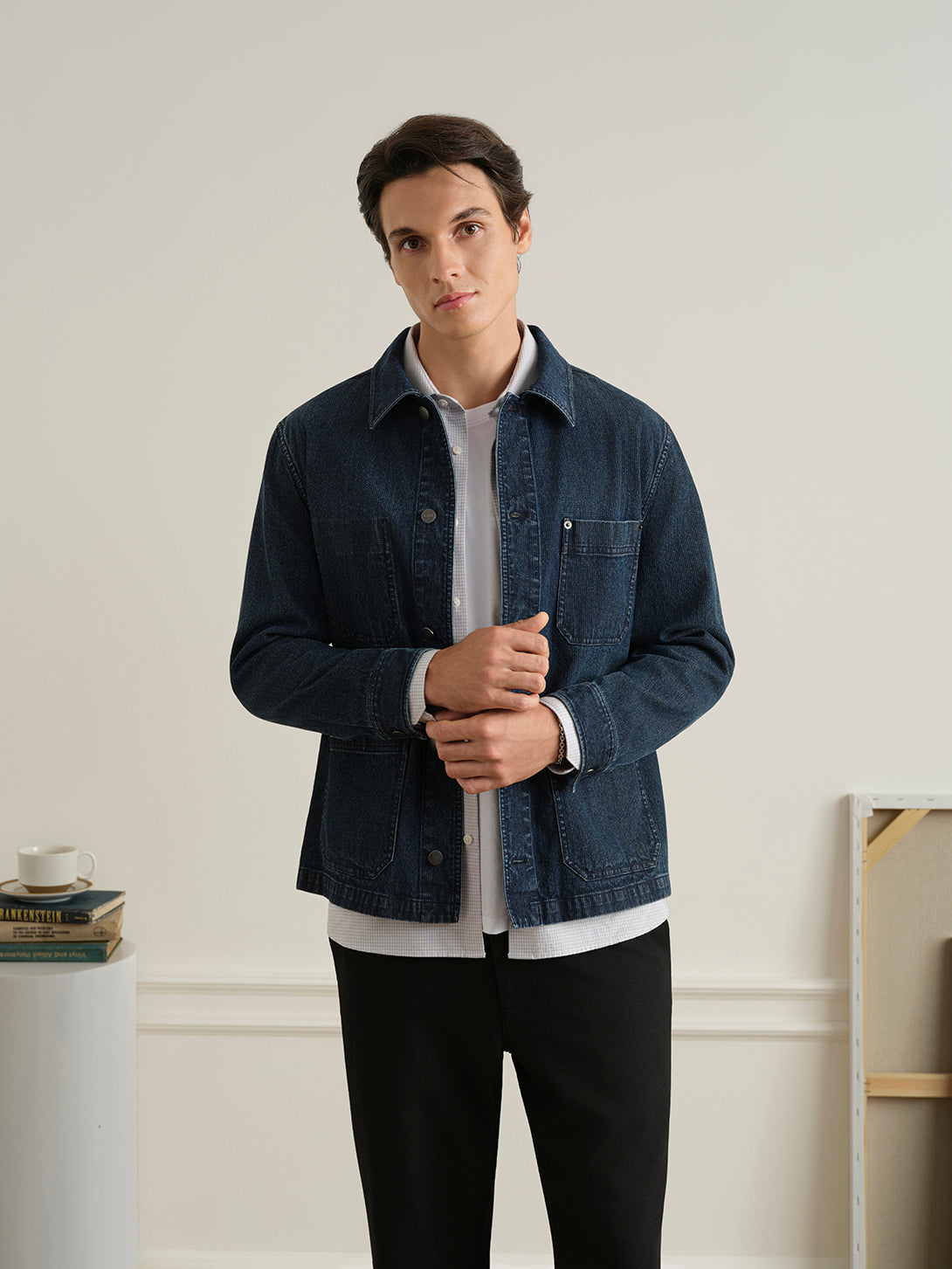 Remi Ripple Denim Jacket