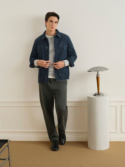 Remi Ripple Denim Jacket