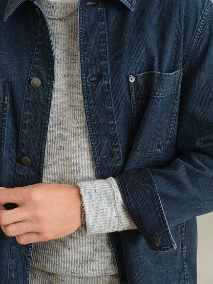 Remi Ripple Denim Jacket