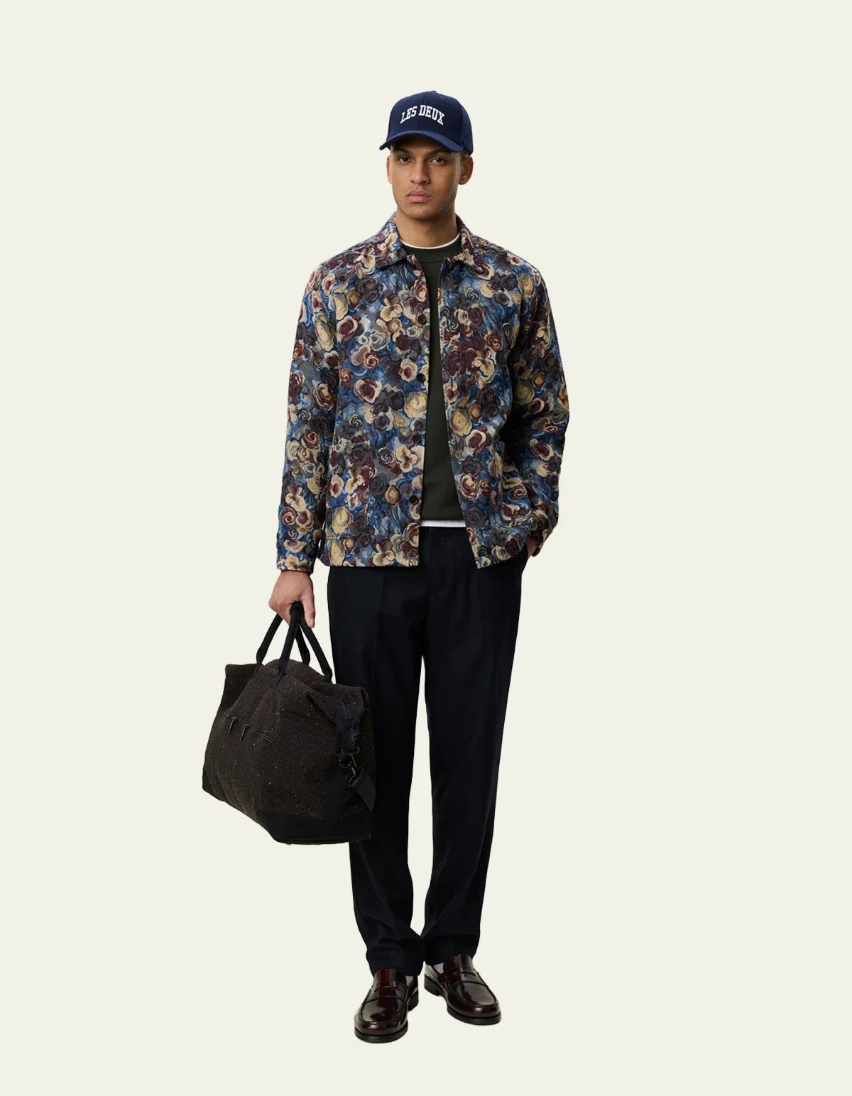 Flower Jacquard Overshirt