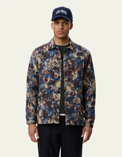 Flower Jacquard Overshirt