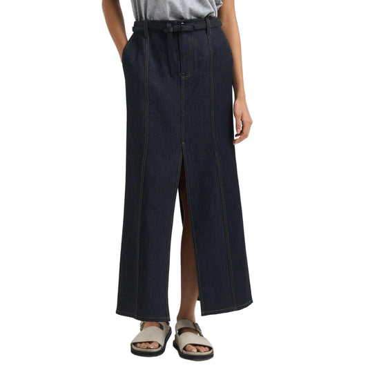 MERCER Japanese Denim Skirt Blue Denim