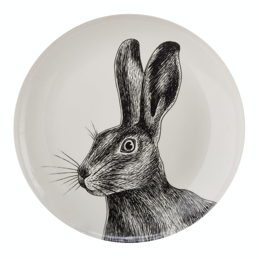 Animal Side Plates White Rabbit