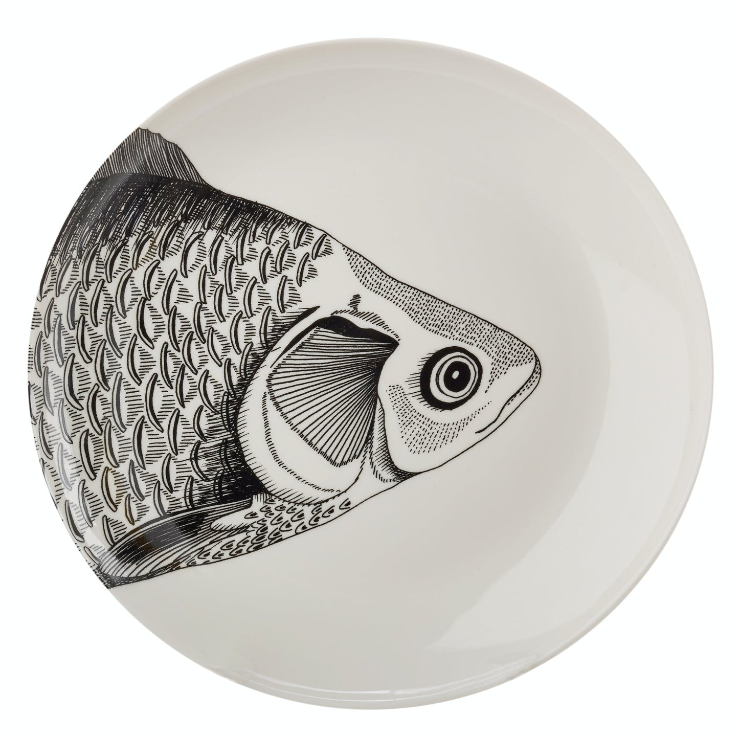 Animal Side Plates White Fish