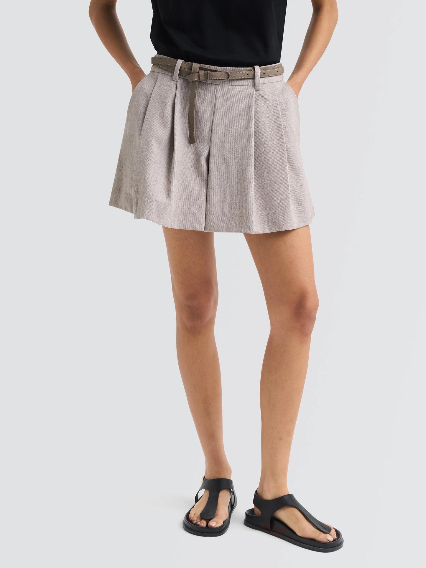 Summer Suiting "Charlotte" Shorts