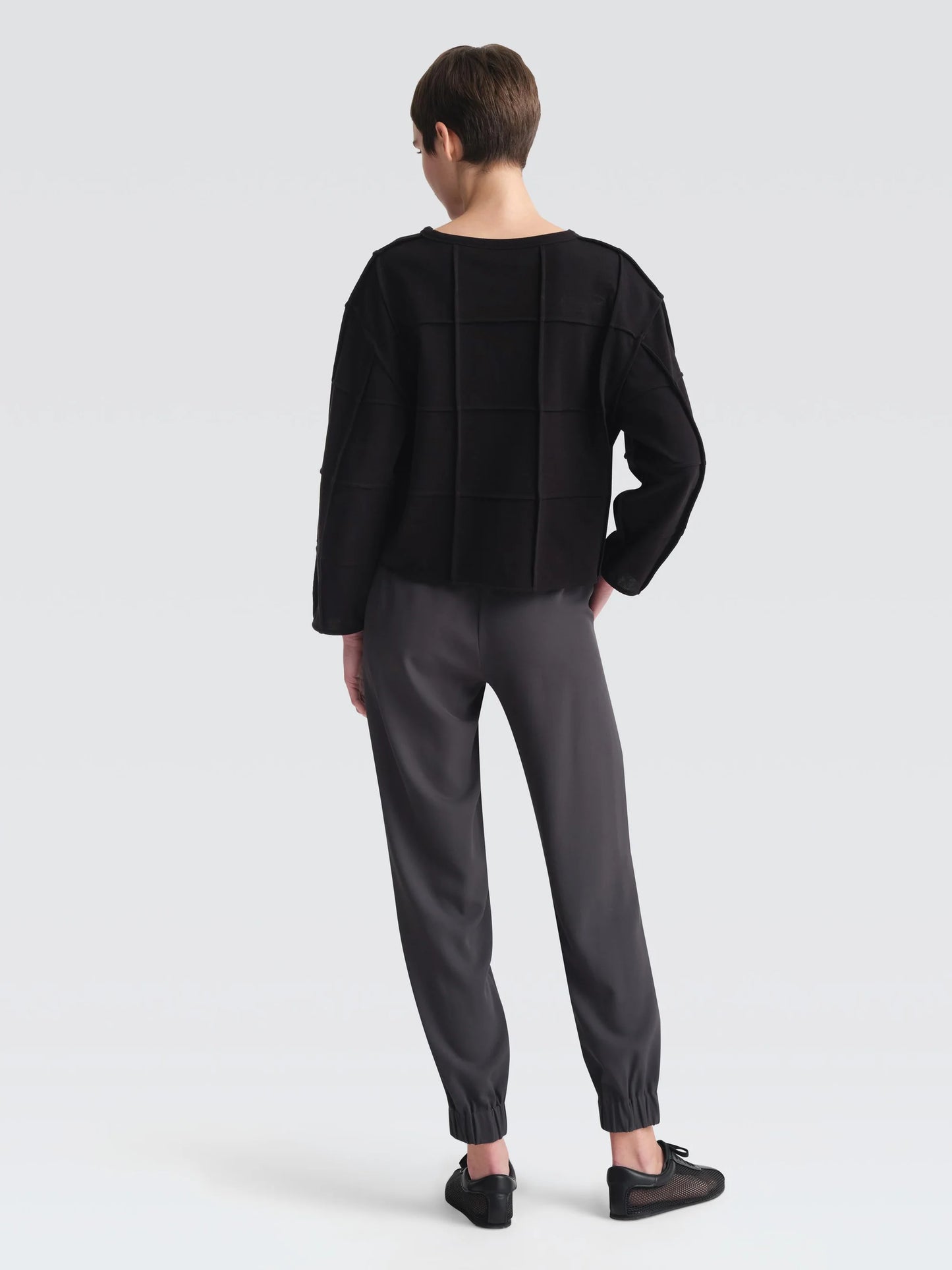 Ayumi Cotton Pique Long Sleeve T-Shirt