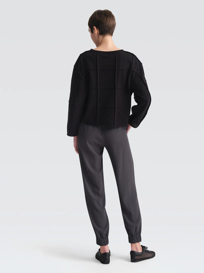 Ayumi Cotton Pique Long Sleeve T-Shirt