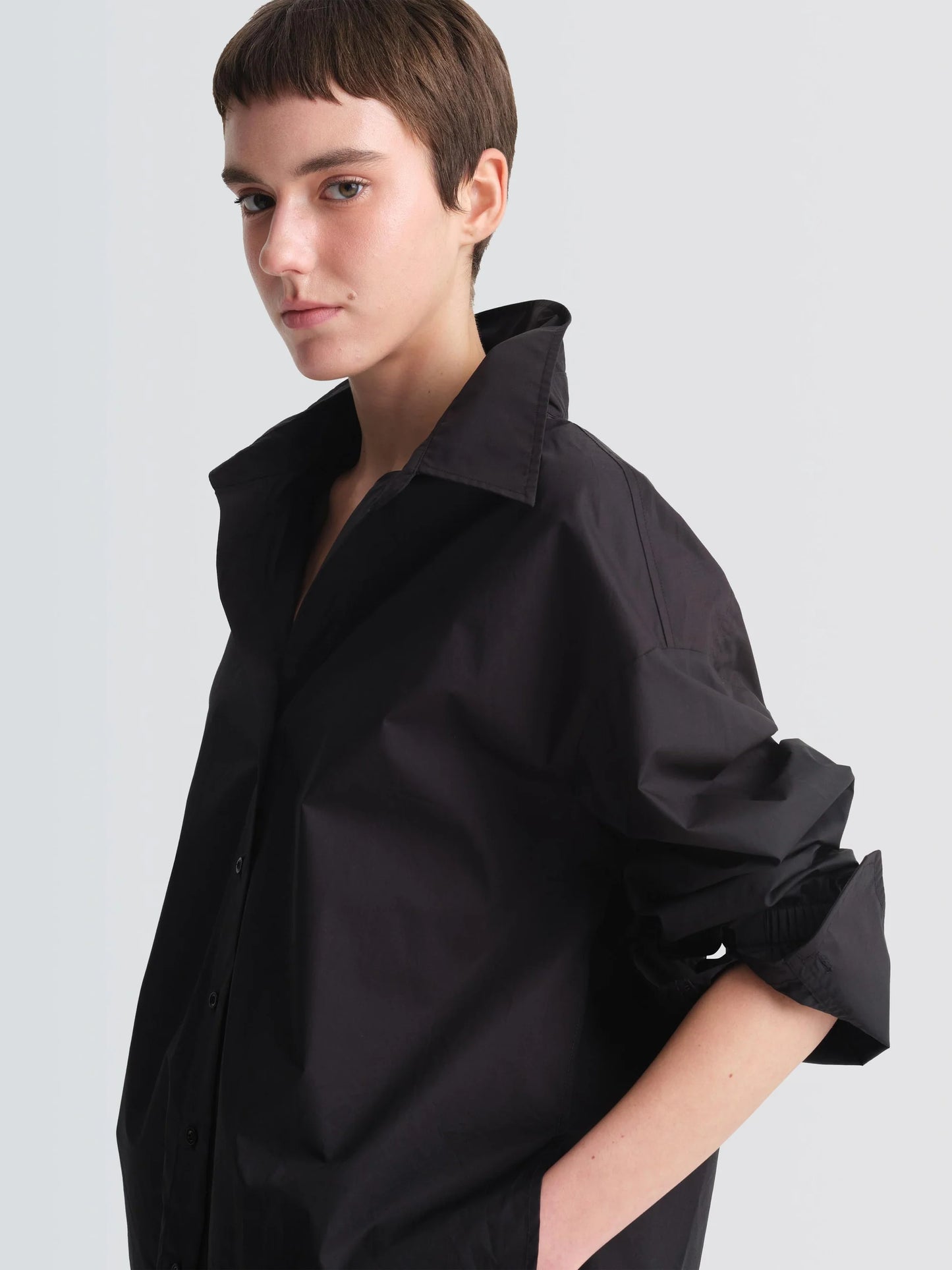 Paper Poplin "Rene" Shirt