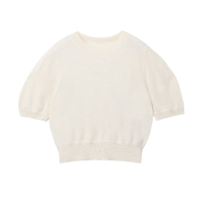 Brushed Puff Shortsleeve Top