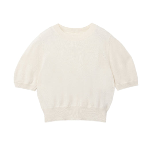 Brushed Puff Shortsleeve Top