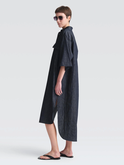 Houston Linen Denim Mini Dress