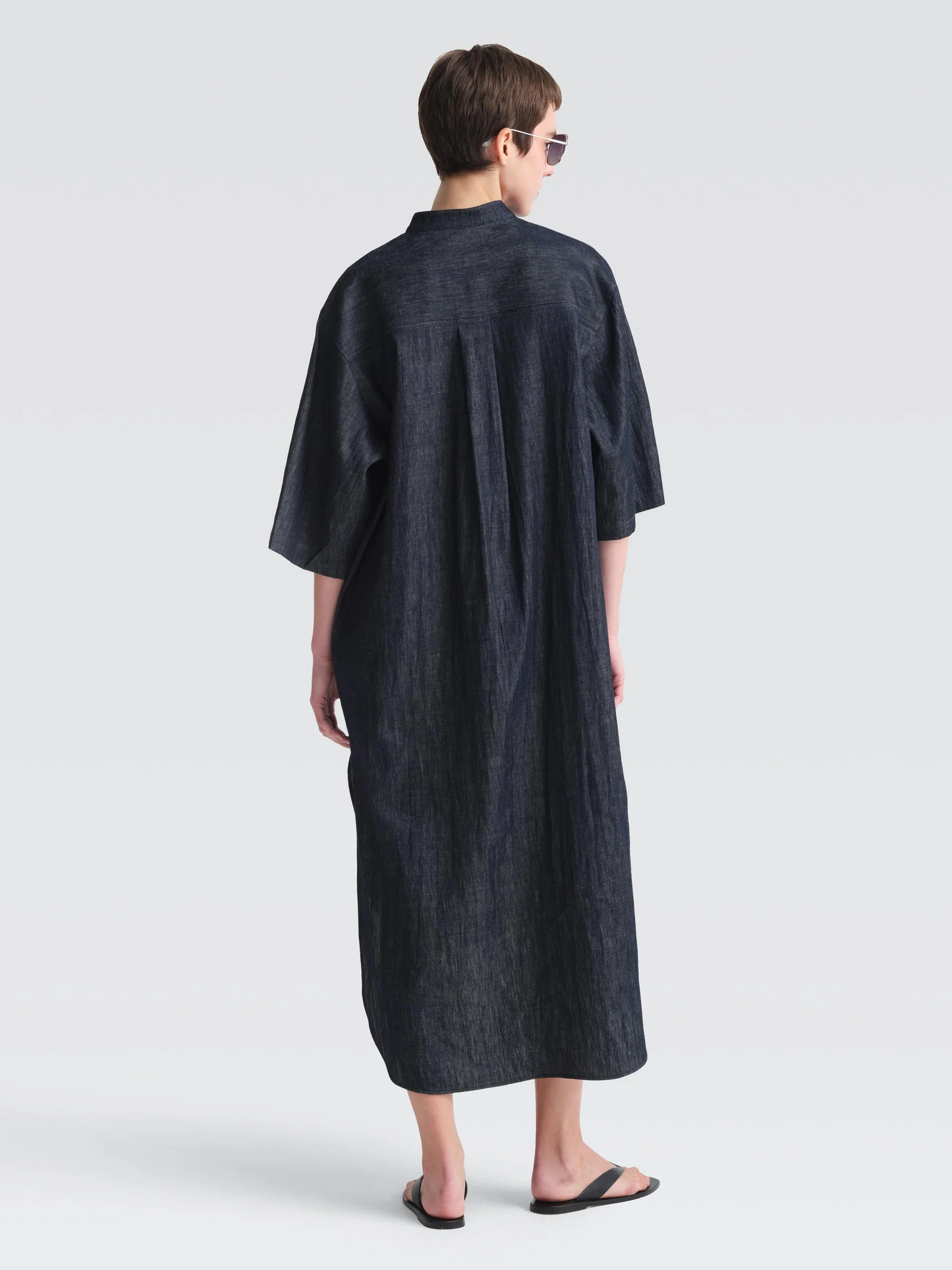 Houston Linen Denim Mini Dress