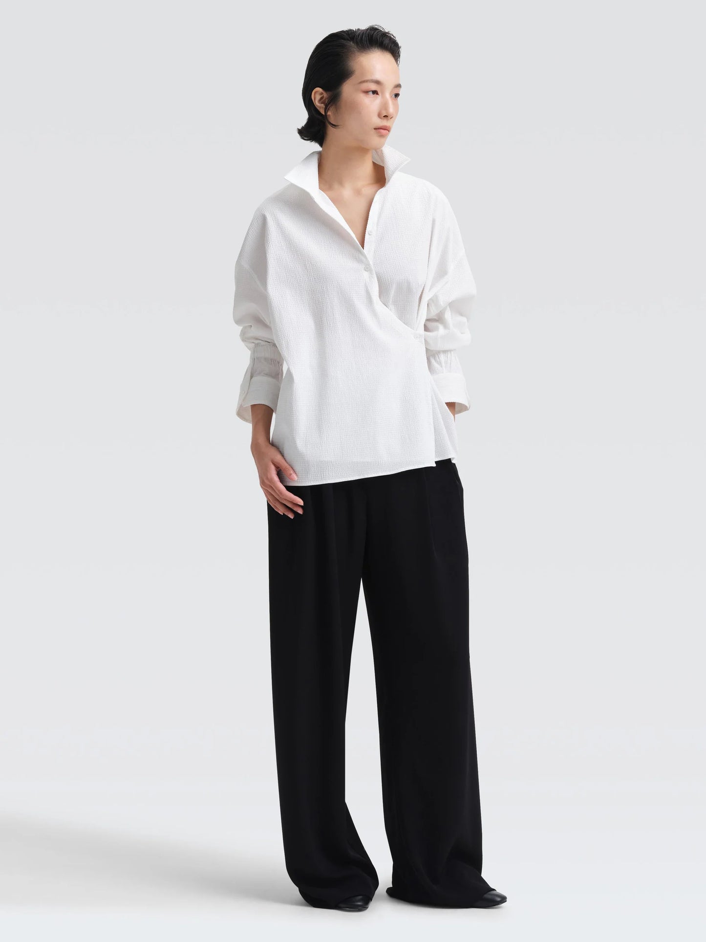 Seersucker "Lu" Shirt