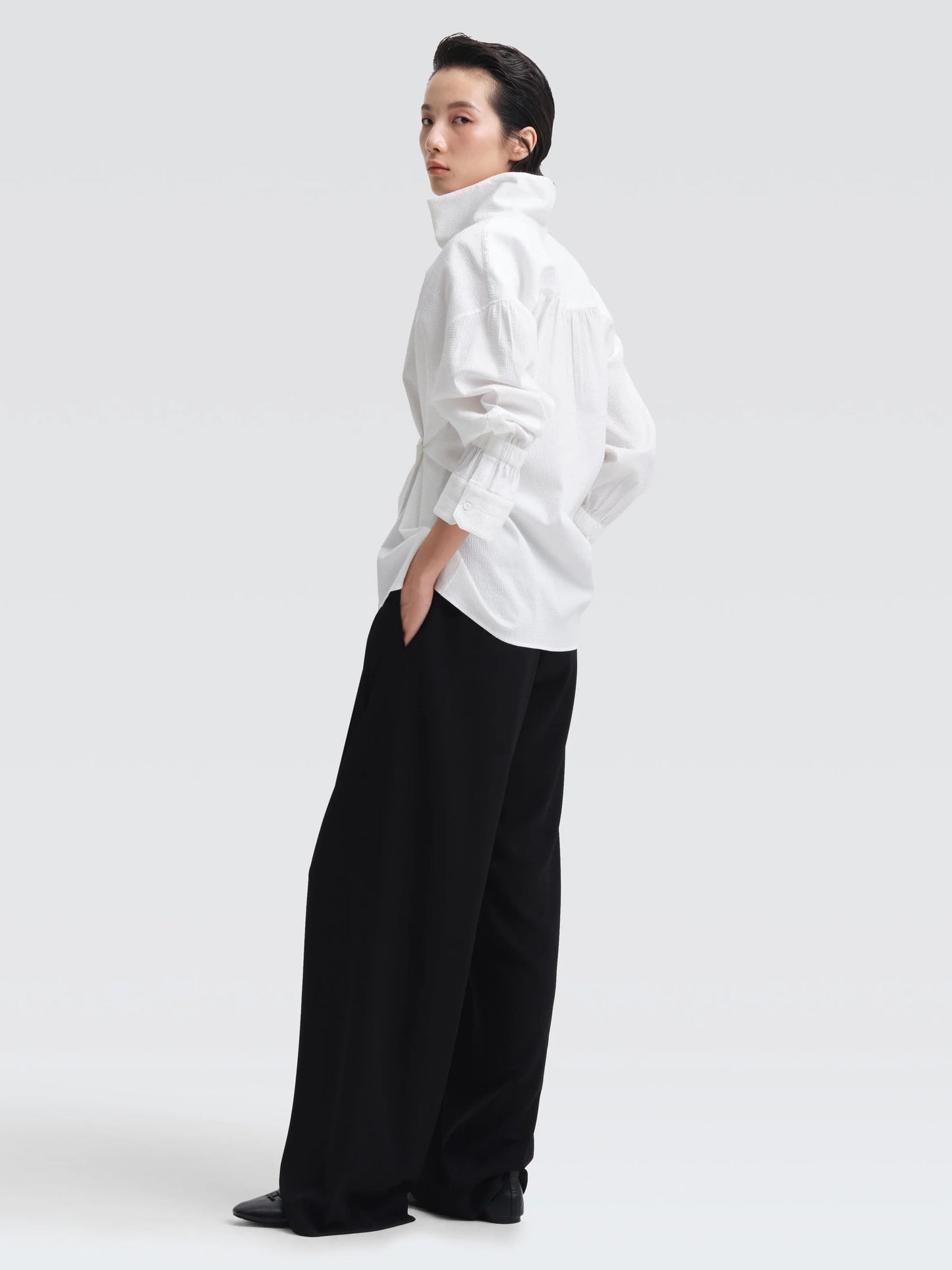 Seersucker "Lu" Shirt