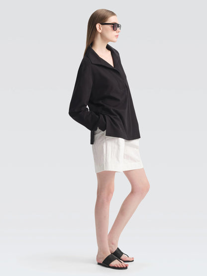 Cotton Pique "Efron" Top