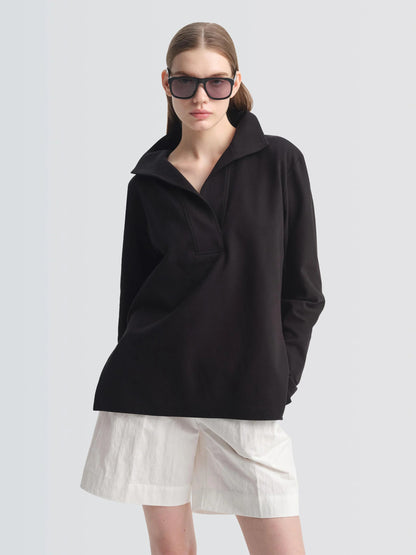 Cotton Pique "Efron" Top