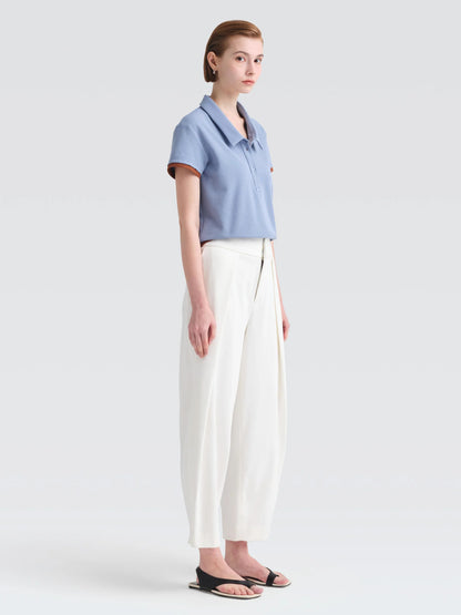 Cotton Pique "Warby" Top