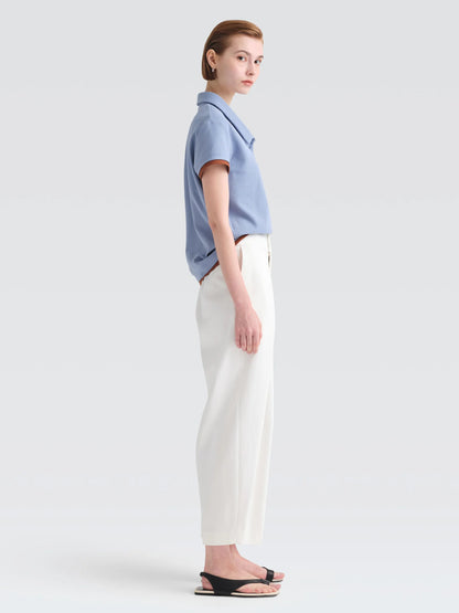 Cotton Pique "Warby" Top