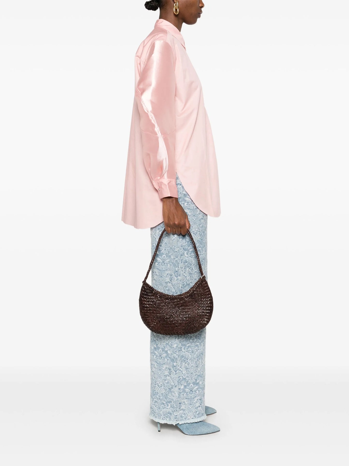 Nova Luna Woven Shoulder Bag