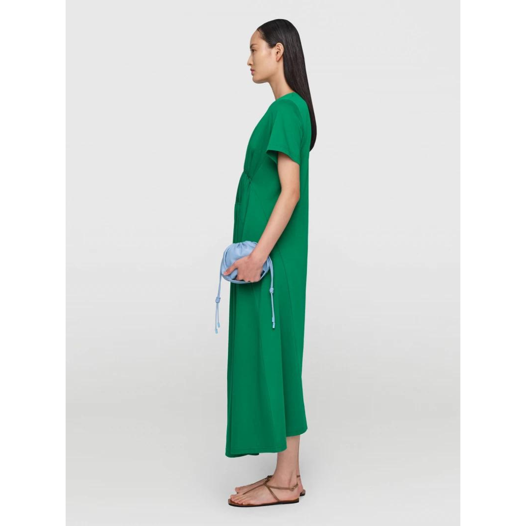 Organic Ctn Jersey " Maggy" Dress Emerald