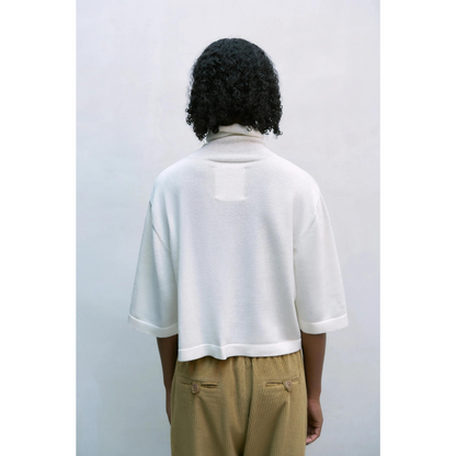 Cotton & Cashmere Turtleneck Natural