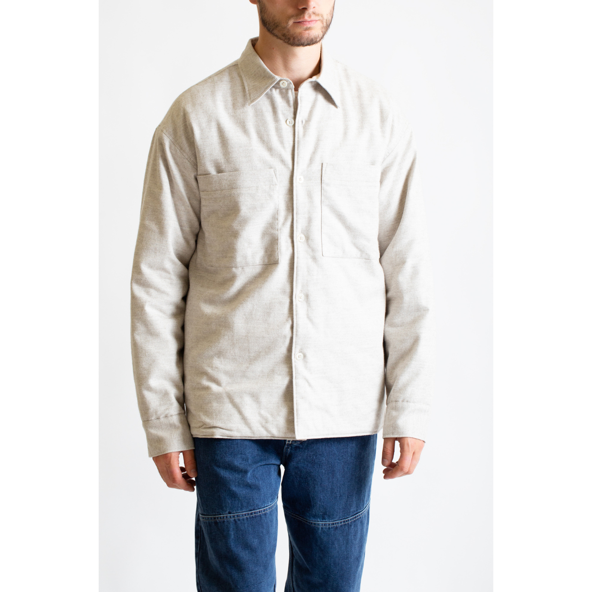 Primaloft Filled Overshirt Natural (men)