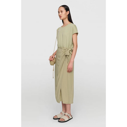 Organic Cotton Jersey "Cyrielle" Dress Sepia