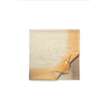 100% cashmere scarf crema