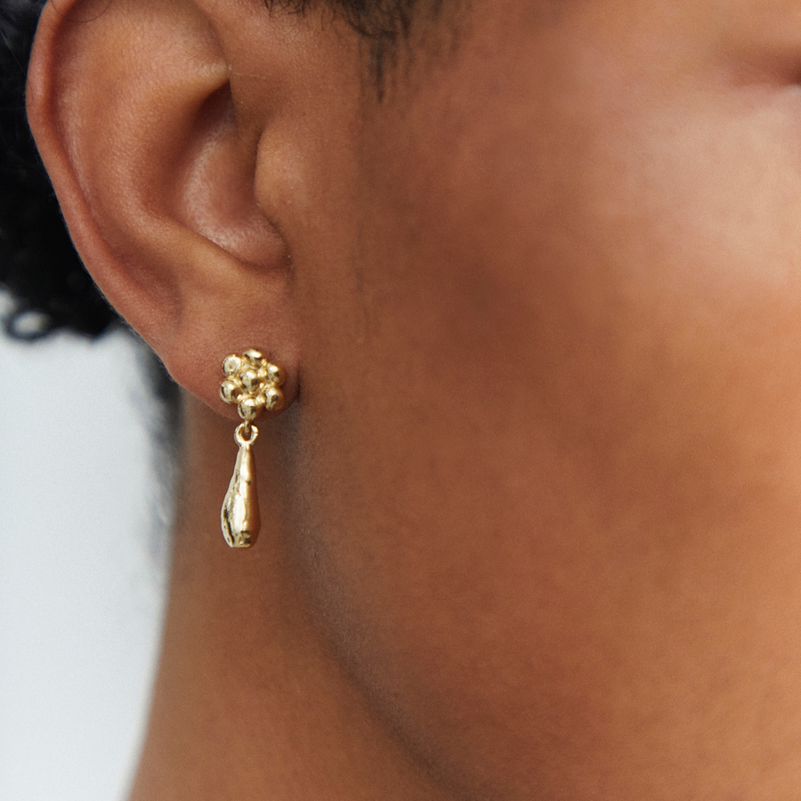 Catalina Earrings Goldplated Silver
