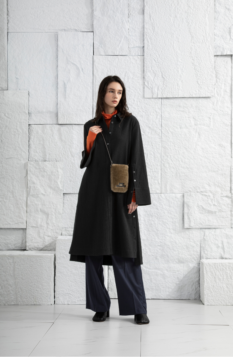 Mini Sheepskin Phone Crossbody