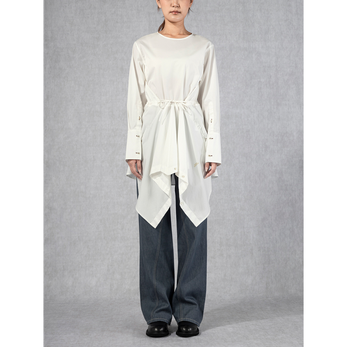 Upside Down Shirt Bright White