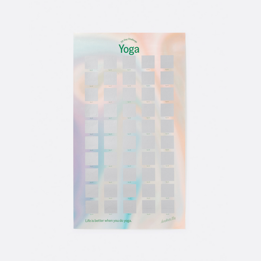 50-Day Challenge Yoga Poster