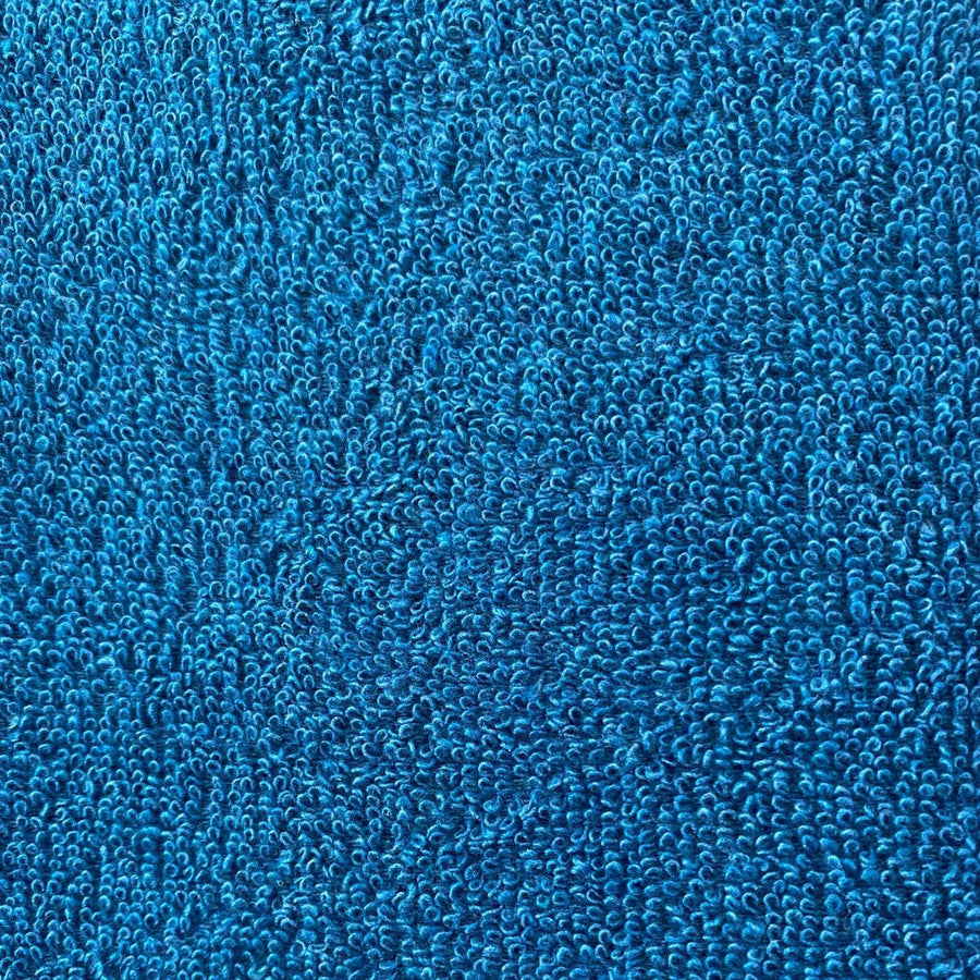 Plain Terry Fouta 100 x 200 cm Bath towel Duck Blue