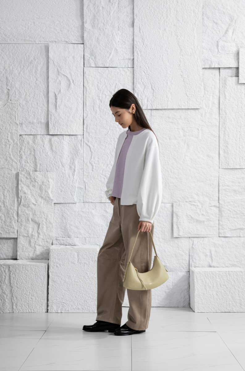 Textured Split Cardigan