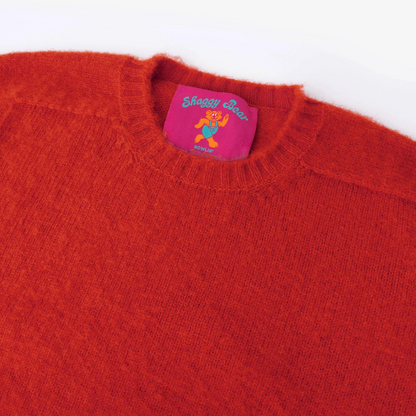 Shaggy Bear Pullover Red Tiger