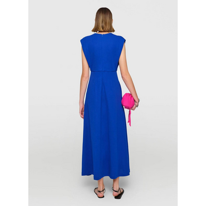 Cotton Jersey "Miranda" Dress Cobalt Blue