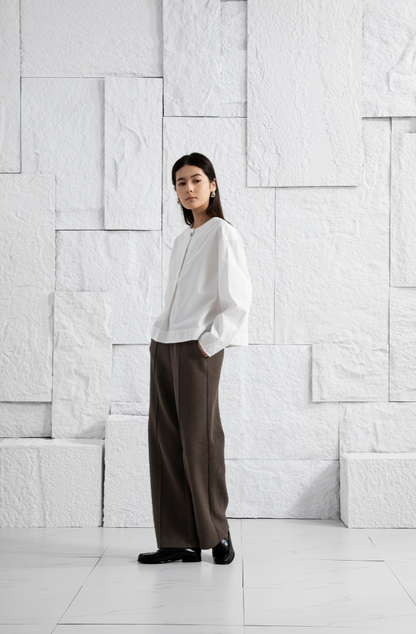 Textured Pintuck Sweatpants