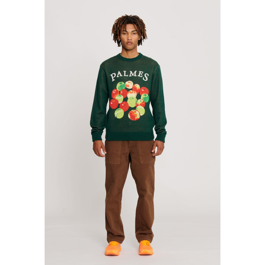 Apples Knitted Sweater Green