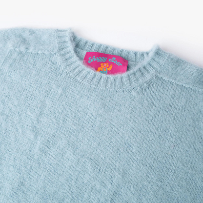 Shaggy Bear Pullover Soft Blue (women)