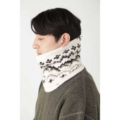 Lopi Knit Neck Warmer Off White