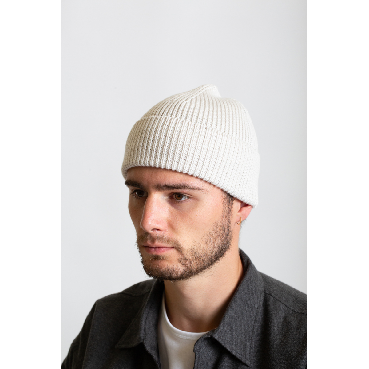 Vicko Wool Beanie Cream