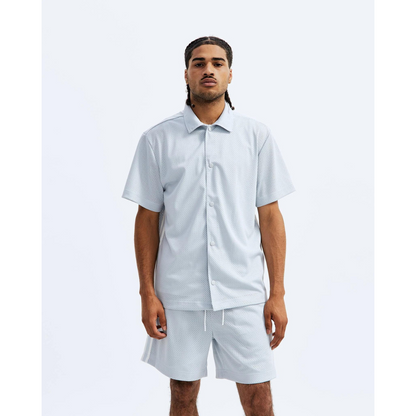 Men's Athletic Mesh Shootaroun Shirt Ice Blue