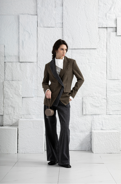 Asymmetric Collar Top