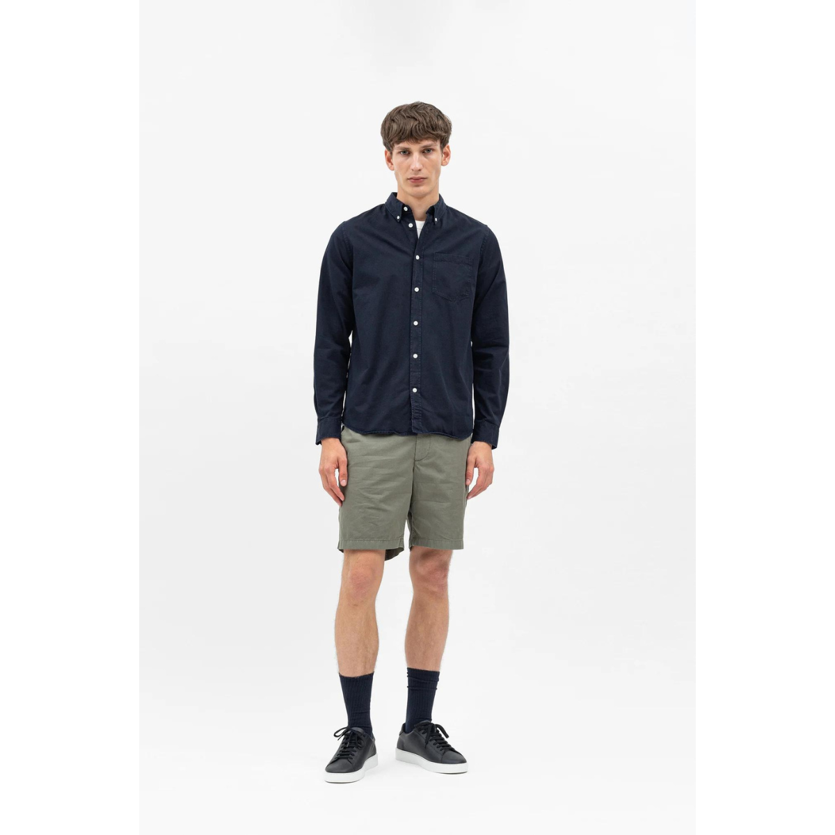 Dark Navy Anton Light Twill Shirt