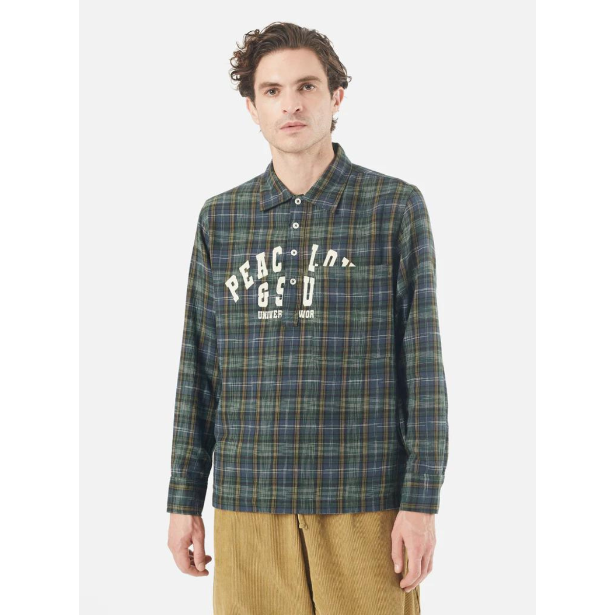 Pullover LS Shirt Green